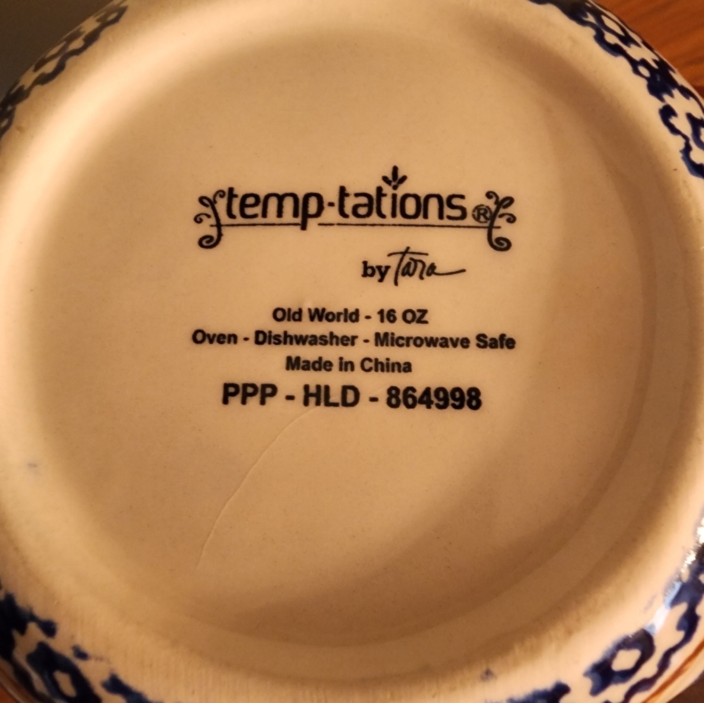 3/$15 Temptations Sugar Bowl W/Lid - Picture 4 of 5